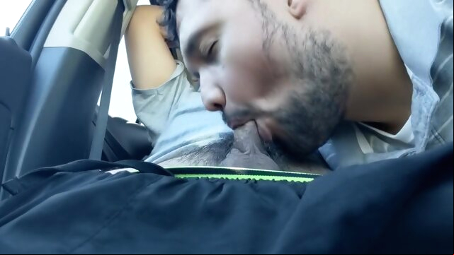 Car suck. gay porno amateur  blowjob car